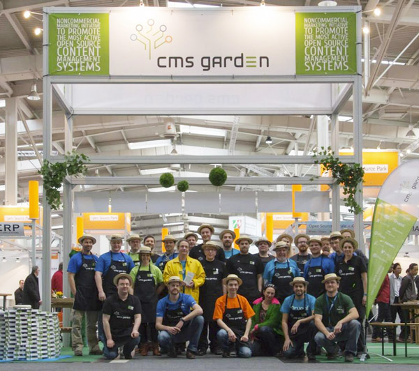 CMS Garden: Team-Foto Cebit 2014 (© CMS Garden)