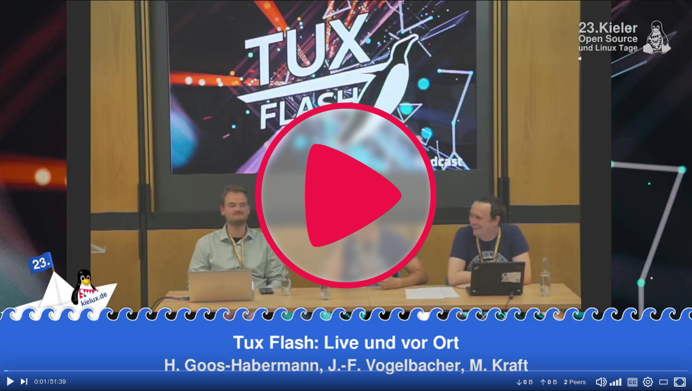 2025-09-20 - Tux Flash - Live und vor Ort (Link führt zu PeerTube)
