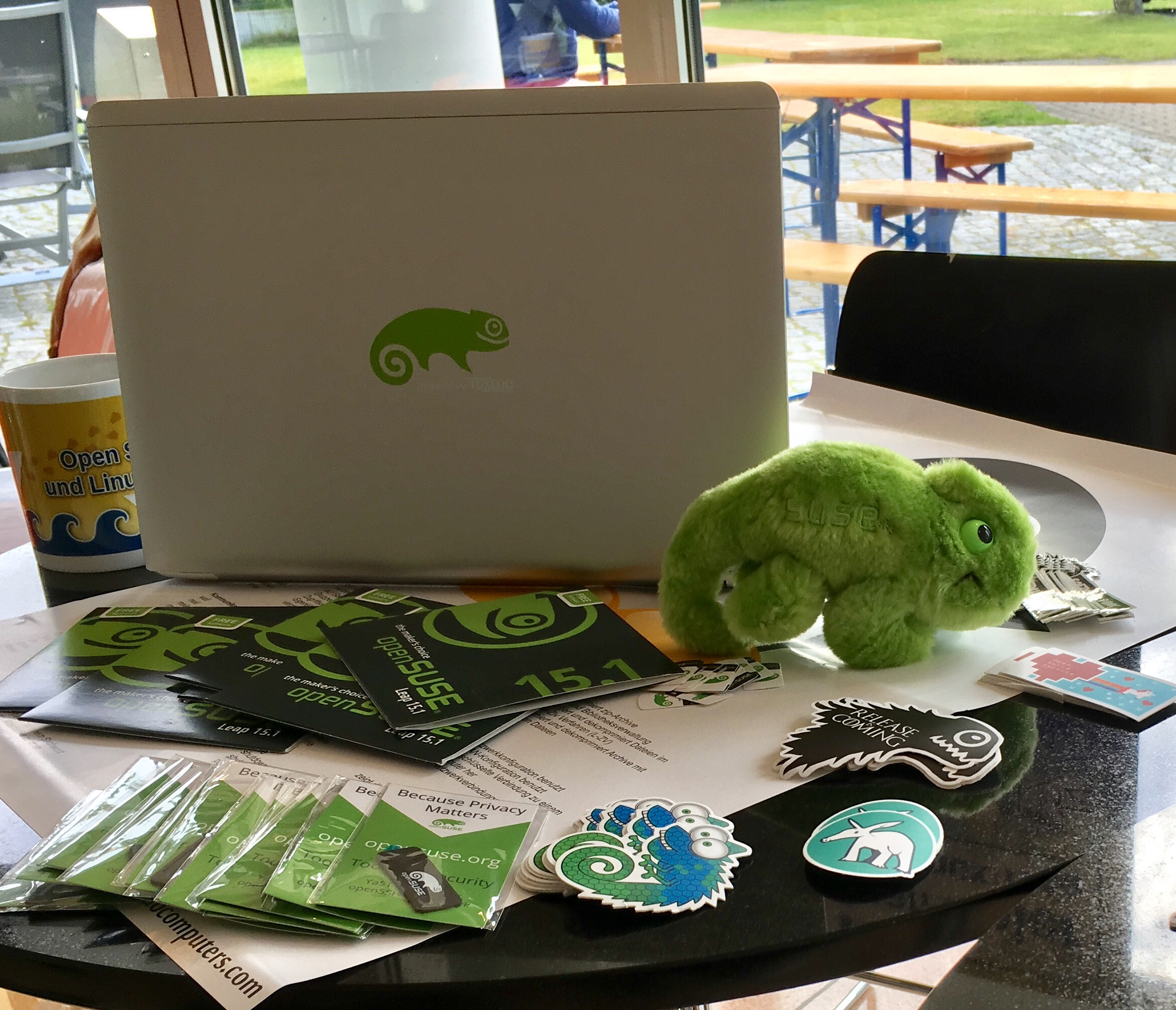openSUSE-Stand (Foto: Christian Imhorst, CC-0)